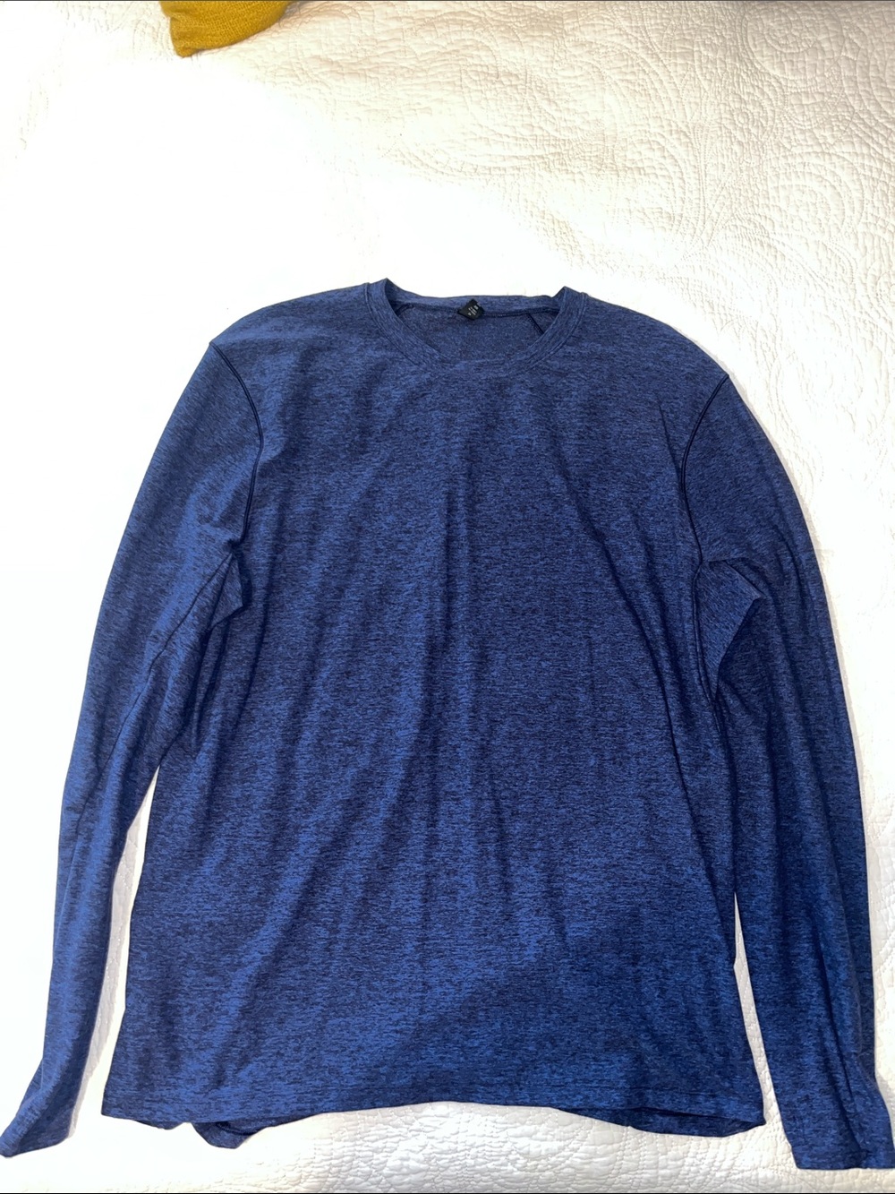 lululemon athletica Men's Long-Sleeve Crew in Navy Blue